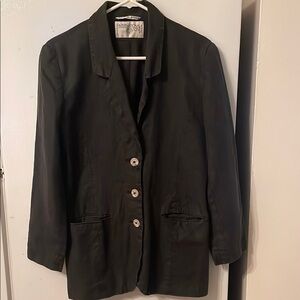 International Scene Women's Size 8 Black Vintage Blazer